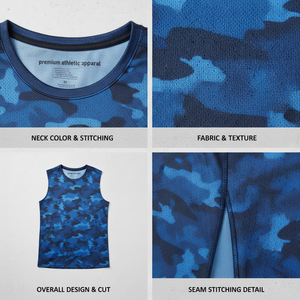 Débardeur sans manches pour homme de haute qualité, léger, en coton doux, respirant et confortable, avec option de personnalisation de la marque pour un usage quotidien - Product Image 6