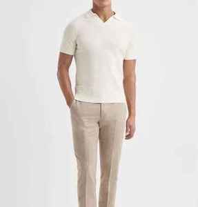 Pull en cachemire tendance personnalisé, chemise à col polo en cachemire uni, pull en tricot sport surdimensionné pour homme - Product Image 6