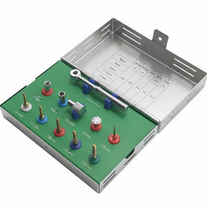 Dental Implant Surgical Kit With <b>Bone</b> Expander And <b>Saw</b> Disks Manual Hand Tools Green CE Certified Class I - Product Image 6