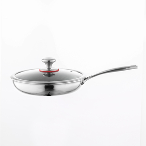 Elegant Stainless Steel Fry Pan Designed To Combine Style And Function Offering Superior Cooking Performance - Product Image 6