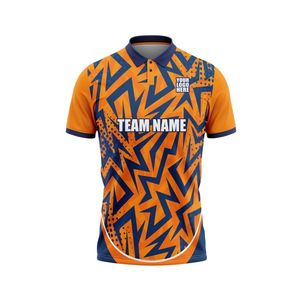 เสื้อคริกเก็ตพิมพ์ลายดีไซน์ทันสมัย คุณภาพสูง แห้งเร็ว ชุดทีมสำหรับฝึกซ้อม น้ำหนักเบา แขนสั้น - Product Image 6