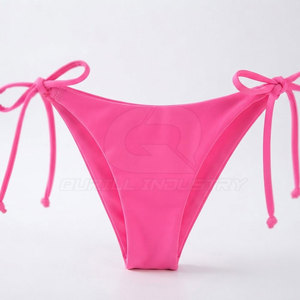 Conjunto de Bikini de Corte Alto Personalizado para Mujer, Dos Piezas, Traje de Baño Transpirable de Secado Rápido con Tela Elástica para Vacaciones en la Playa y Natación - Product Image 3