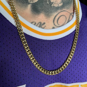 Gold Plated Zinc Alloy Rope Chain Necklace Unisex Hiphop Style Daily Wear Fashion Chains Jewelry Accessories - Product Image 4