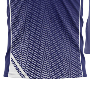 Custom Sublimated Unisex Tennis Jersey Crew Neck Short Sleeve Color Blocked Geometric Pattern Moisture Wicking Regular - Product Image 4
