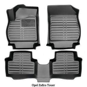 แผ่นรองพื้นรถยนต์หนังไร้กลิ่น 5D ชุดเต็ม สำหรับ Opel <span class=keywords><strong>Corsa</strong></span> F 2019-2024 รุ่นไฟฟ้า <span class=keywords><strong>Corsa</strong></span>-<span class=keywords><strong>e</strong></span> กันน้ำ สีดำ 3/4/5 ชิ้น - Product Image 5