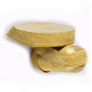 Encaje Trenzado de Mylar Dorado de Alta Calidad, Personalizado, de Alta Visibilidad, Nuevo Diseño, Fabricación en Fábrica - Product Image 3