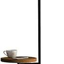 Lampe de sol industrielle en métal noir avec design en cage et support E27 pour éclairage intérieur moderne - Product Image 2