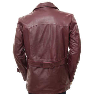 Veste en cuir pour homme style High Street, design personnalisé avec matériau respirant, fabriquée en usine, vente en gros, veste d'hiver - Product Image 2