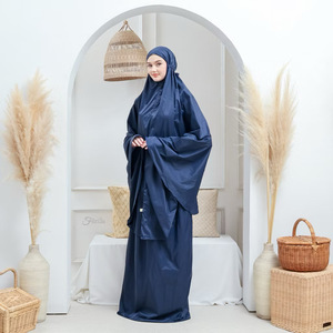 Waterproof Muslim Women's Lightweight <b>Mini</b> Travel Prayer Set with Compact Pocket Cylindrical <b>Pouch</b> Keychain For Travel Use - Product Image 3