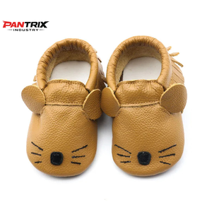 Chaussures en cuir pour bébé faites à la main de qualité supérieure, semelle souple, chaussures pour nourrissons confortables et durables, chaussures de premiers pas pour tout-petits - Product Image 4