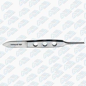 Pinzas de Oftalmología 1X2 de Acero Inoxidable para Aplicación de Apósitos, Premium, 8.5 cm, Estándar Hippie Eye Forceps Bishop Harman - Product Image 5