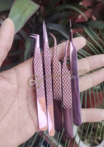 แหนบขนตาจับเพชรปริมาณสแตนเลสติดโลโก้ตามต้องการ - Product Image 4