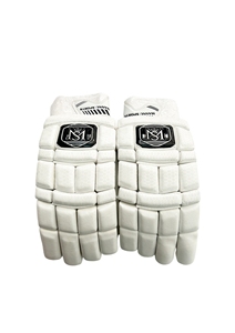 Gants de cricket blancs Mannu Sports en cuir légers de haute qualité, nouvelle arrivée, prix de gros, protection des mains, paire - Product Image 3