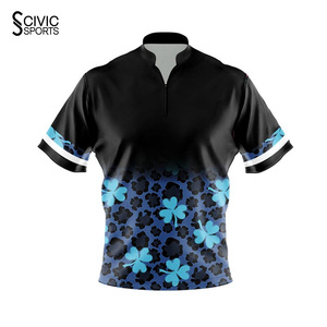 sublimated Specialized machine polyester shirts Unisex <b>bowling</b> premium jersey Wholesale fully sublimated - Product Image 1