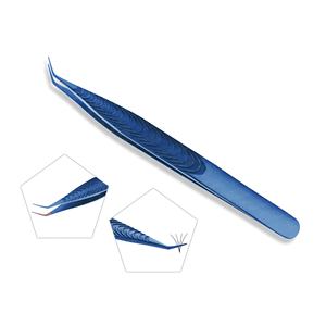 Pinzas curvas ergonómicas para recoger e injertar pestañas de larga duración Use herramientas de belleza con un mejor agarre - Product Image 1