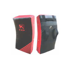 KAP Boxing Kick Pad Équipement d'entraînement d'arts martiaux Matériel PU durable Couleur rouge et noir Utilisation unisexe - Product Image 3