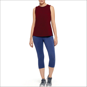 Nouveau débardeur femme de haute qualité, respirant, sans manches, col carré, court, uni, en crochet, 100% coton, OEM - Product Image 3