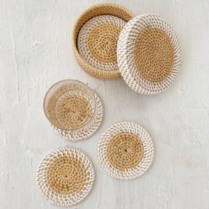 Sous-verres en rotin avec support, prix compétitif, sous-verres en bois vierges, accessoires de décoration pour boissons - Product Image 5