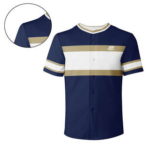 Maillot de baseball 100% polyester, vêtements de sport, maillot d'équipe, maillot de baseball de qualité supérieure, maillot de baseball en vente - Product Image 3