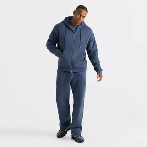 Vêtements pour hommes de haute qualité, sweats à capuche zippés, design personnalisé, 100% coton, molleton lourd 350 g/m², sweats à capuche zippés - Product Image 2