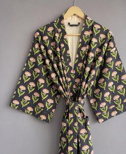 Nuevo Bata de Baño Estilo Bohemio Larga Kimono para Mujer, Camisón Multicolor Maxi, Venta al por Mayor, Ropa de Verano y Descanso - Product Image 4