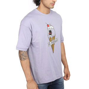 T-shirt unisexe vintage en jersey 100% coton délavé à l'acide, impression DTG personnalisée, coupe oversize à épaules tombantes, grandes tailles pour hommes - Product Image 3