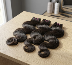 Extensions de cheveux humains indiens Remy, ondulés, pleine longueur, double trame, 100 % sans nœuds - Product Image 2