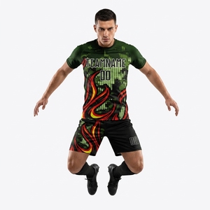 Custom Logo Printed 100% Polyester <b>Soccer</b> Uniform Sets Moisture Wicking Breathable Quick Dry Team Football Jersey Sports - Product Image 5