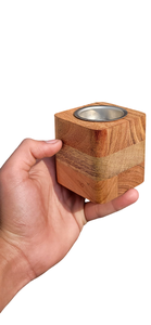 <b>Decorative</b> Carved Wooden Incense Burner With Covered Lid And Brass Insert For Home Temple Yoga And Aromatherapy Home use - Product Image 5