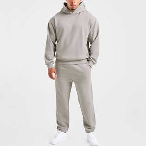 Ensemble de survêtement pour homme de qualité supérieure, personnalisé, en coton épais, comprenant un sweat-shirt et un pantalon de jogging, 2 pièces - Product Image 3