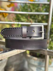 Cinturón Artesanal para Hombre con Diseño Bordado y Hebilla de Hierro, 3.5cm de Ancho, 120cm de Largo, Cinturón Casual - Product Image 3