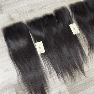 Para Swiss 13x4 13x6 HD Frontal 5x5 6x6 HD Cierre de encaje Cutícula completa Alinear cabello humano vietnamita crudo 6x6 HD Frontal de encaje - Product Image 2