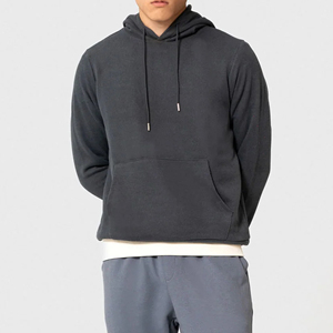 Sudadera con Capucha Extra Grande para Hombre, de Algodón Grueso y Felpa, Hombros Caídos, Estilo Urbano Informal, Ropa Personalizada OEM - Product Image 1
