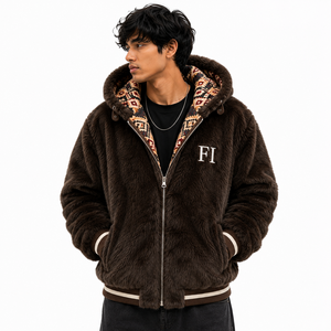เสื้อแจ็คเก็ตมีฮู้ดแบบซิป Unisex ผ้าเนื้อนุ่ม ซิปยาวเต็มตัว มีกระเป๋าเสื้อ สไตล์สตรีทแวร์ Y2K เสื้อฮู้ดผู้ชาย ขายส่งจากผู้ผลิตในสหรัฐอเมริกา - Product Image 1