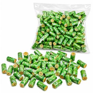 LIPTIPS Filtros de Paja de Maíz Naturales, Ecológicos y Biodegradables para Fumar Cigarros |   Verde con Blanco | Tamaño 9x20mm - Product Image 5