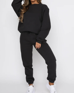 Conjunto Deportivo de Algodón 100% con Logotipo Personalizado para Mujer, Conjuntos Deportivos de 2 Piezas con Logotipo Personalizado, Conjuntos de Material de Alta Calidad para Mujer a Bajo Precio - Product Image 6