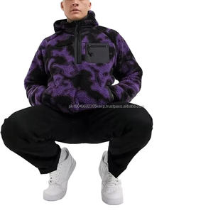 Sudadera Sherpa, Nuevo Modelo, Sudadera Sherpa para Hombre con Detalle de Bolsillo Delantero y Mangas con Detalle - Product Image 1