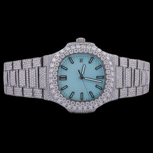 Unique Design Modern Moissanite Diamond Quartz <b>Watch</b> Women Fashion Jewelry Style <b>Waterproof</b> Gift <b>Watch</b> Available At Best Price - Product Image 4