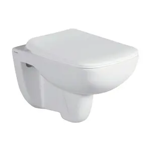 Manufacturer of Water Closet Sanitary Ware Dual Flush System Ceramic Toilet One Piece Wall Hung Water Closet at Reliable Price