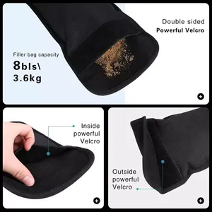 Sac de sable de fitness réglable et robuste Lamatex Sports avec fermeture éclair et poignées pour l'entraînement de force à domicile et en extérieur - Product Image 4