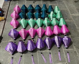 <b>Top</b> Quality Hoi an Silk Lantern Traditional Vietnam Nylon Lanterns for Lantern <b>Festival</b> 2026 - Product Image 3