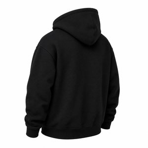 เสื้อฮู้ดดี้สตรีทแวร์แบบยูนิเซ็กซ์ พิมพ์โลโก้ได้ตามต้องการ ทรงหลวม ไหล่ตก ผ้าฟลีซหนานุ่ม 100% ผ้าฝ้าย ใส่สบายสำหรับฤดูหนาว - Product Image 6