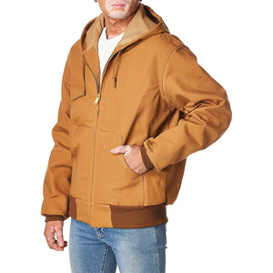 Sweat-shirt à capuche marron pour homme, couleur unie, coupe décontractée, vêtement d'automne - Product Image 1
