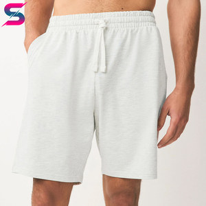 Wholesale Rate Newest Design Navy Green Ice Grey Lightweight Outer Wear Shorts 3 Pack <b>Hip</b> Hop 100 Percent Cotton Men's Shorts - Product Image 3