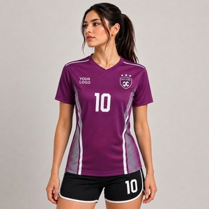 Camisetas de Fútbol Personalizables de Alta Calidad para Mujer, Impresas con Números y Nombres, Camisetas de Fútbol de Club - Product Image 1