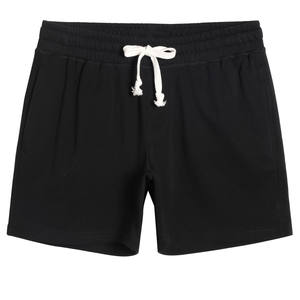 Pantalones cortos unisex de 280 GSM, 100% algodón, color sólido, con posibilidad de imprimir logotipo, para verano, gimnasio, actividades al aire libre, para hombre, con bolsillos. - Product Image 2