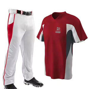 Uniforme de baseball sur mesure de haute qualité, design personnalisé, séchage rapide, respirant, léger, 100% polyester, en vente en ligne - Product Image 6