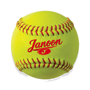 Ballon de softball en PVC solide de 12 pouces, fabriqué à la main, pour entraînement en extérieur, prix abordable, 9,7 cm, vente en gros d'usine - Product Image 1