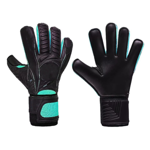 ถุงมือผู้รักษาประตูแบบมืออาชีพ คุณภาพสูง ระบายอากาศได้ดี ผลิตจากยางลาเท็กซ์ พร้อมอุปกรณ์ป้องกันนิ้วมือ และพื้นผิวกันลื่น สำหรับการฝึกซ้อมฟุตบอล - Product Image 3