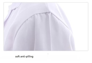 Uniforme Médico Profesional para Mujer, Bata de Laboratorio Blanca Unisex de Manga Larga, Buen Precio, Bata de Doctor para Uso Hospitalario - Product Image 3